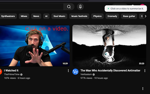 PreWatchr — YouTube Summary Before You Click :: YouTube video summarizer that works before you click. Get a summary in seconds, skip what isn’t worth watching.