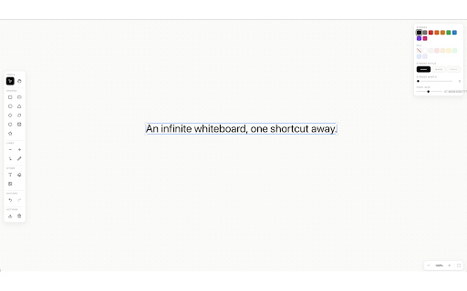 Instant Whiteboard :: A slick, minimal whiteboard one click or hotkey away.