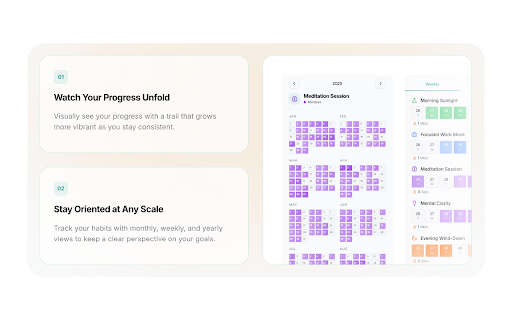 Habitflow: Private Habit & Mood Tracker :: A calm, private habit & mood tracker. Build habits securely and visualize progress with end-to-end encryption.