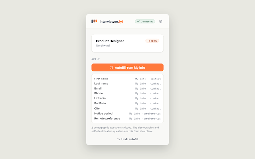 interviewee.fyi — capture :: Save a job posting, autofill applications, and tailor your résumé from any page.