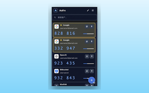 Auths :: Secure and simple two-factor authenticator for managing your 2FA codes
