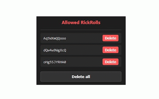 RickRollProtector :: You will never be rickrolled again! You are always on the safe side when using this addon.