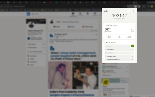 Onelo: One place, everything. :: Your all-in-one daily toolkit: tasks, notes, weather, timer, and more. Zero accounts. Zero tracking. All data stays on your device.