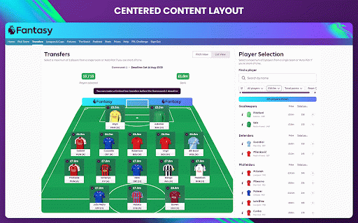 FPL Time Machine :: Roll back some of the recent 'improvements' to the FPL website.