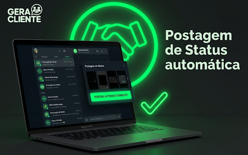 Gera Cliente - Extensão do Whatsapp para vender até 4x mais :: Focada em ser um guia rápido para o usuário dentro da extensão. Gera Cliente: A sua Central de Vendas definitiva.