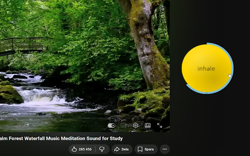 Breathe: Screen Apnea :: Guided breathing rituals, calming sounds, and an on-screen overlay that reminds you to breathe while you browse.
