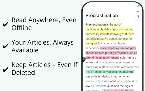 Reader Mode + AI Summary, Notes & Annotations :: Distraction free reading mode with notes, annotations, and AI summaries - free, easy to use, no sign-up required.