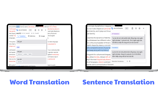 Sila – All-in-One AI English: Chat, Dictionary & Translator :: Instant dictionary, translations, grammar fixes, TTS, and AI chat—learn English on any website without switching tabs.
