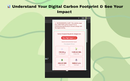 EcoSearch - Website Carbon Footprint Calculator :: Discover the carbon footprint of any website and learn how your digital habits impact our planet