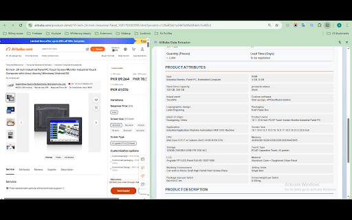AliBaba Data Extractor :: Powerful AliBaba scraper for product data, search results, and supplier info. Export data to Excel, CSV, or JSON instantly.