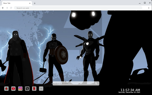 Avengers Endgame Thor Live Wallpaper :: Transform your new tab with dynamic HD Thor wallpapers from Avengers Endgame, bringing the epic battle to your screen!