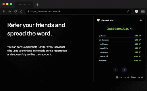 Namso Validator :: Powering the trustless modular compute engine.