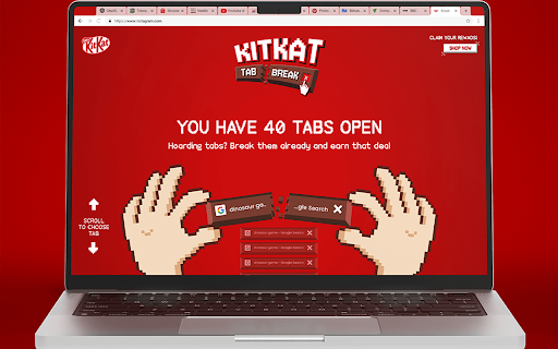 Kitkat Tab Break :: Turning your tab chaos into a better break, one KitKat at a time.