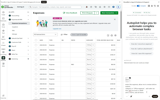 Autopilot Browser Automation :: Automate your browser with AI. Autopilot sees your screen and walks you through software step-by-step. Real-time voice guidance.