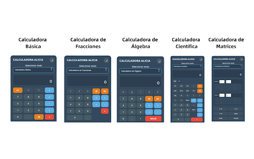 Alicia Calculator Suite :: A premium, scientific, algebra, and matrix calculator suite.