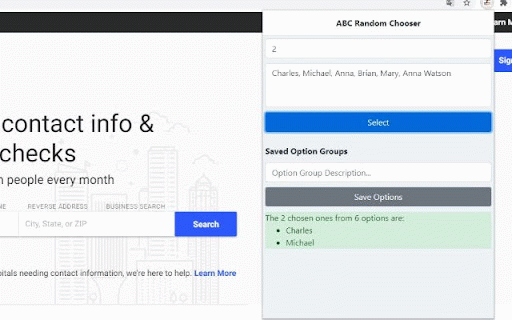 ABC Random Chooser :: A random choice couldn't be easier!