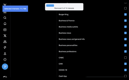 Neuralyzer :: Enhance your X (formerly Twitter) feed