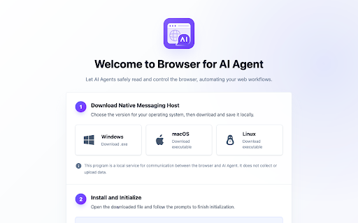 Browser for AI Agent :: 让 AI Agent 读取浏览器标签页内容、操控浏览器(管理标签页/窗口等),调用标签页工具