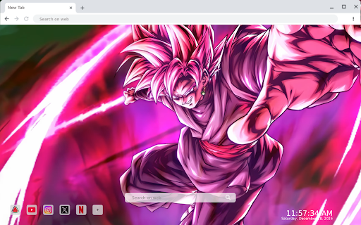 Goku Black Rose Live Wallpaper :: Transform your new tab with stunning Goku Black Rose live HD wallpapers that bring your favorite character to life.