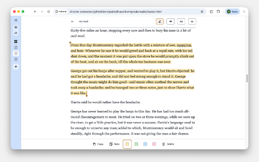 re/read - read offline, translate and learn :: Read web articles and EPUB books offline - and learn the language you read them in. Nothing you read leaves your device.