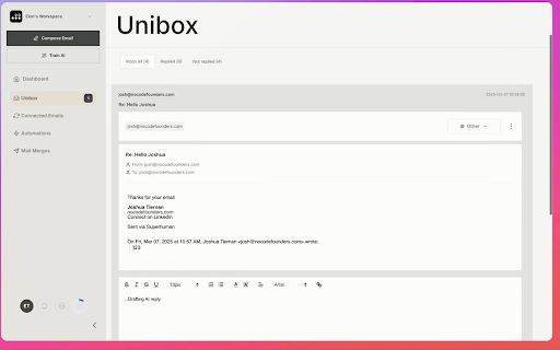 airfive :: Automate your customer support email with ai. Connect your support emails, train them and put your customer support inbox on…