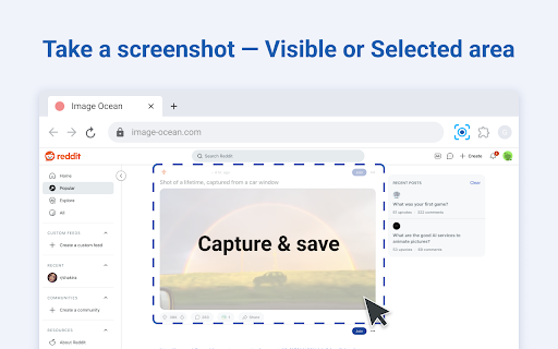 EasySnap – capture your screen fast! :: Capture and save screenshots instantly. Quick, easy, and efficient—perfect for work, study, or sharing moments