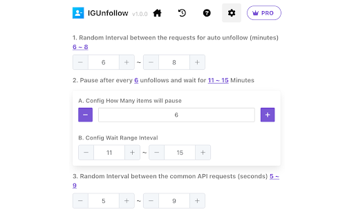 Smart Auto Unfollow Tool :: IG Unfollow auto detect and unfollow Instagram users who don’t follow you back, users you follow, or any custom list you provide.