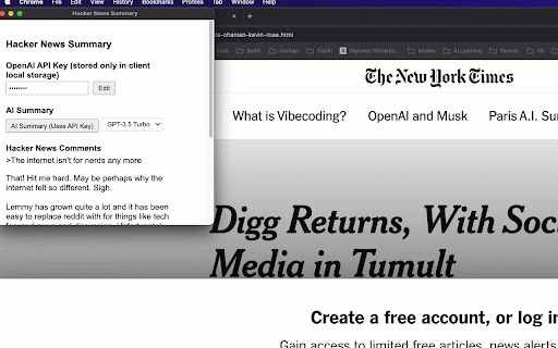HaNe :: Utility Chrome extension for Hacker News