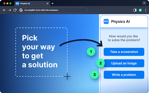 Physics AI :: Use Physics AI, an efficient AI physics solver. Take a screenshot to get step-by-step solutions for physics problems.