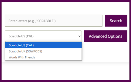 Scrabble Word Finder :: Official Chrome Extension for Scrabble Word Finder UK