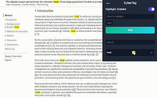 Chrome Highlighter — Free Text & Word Highlighter for Webpages :: Highlight words on any webpage with custom colors. Manage your list easily and boost focus while studying or researching.