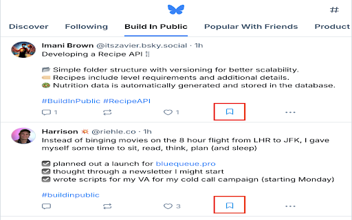 Bluesky Bookmark :: Bookmark Bluesky posts