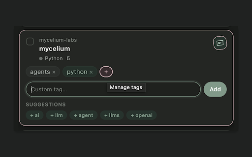 StarDeck :: Browse, tag, sort, and view your GitHub stars.