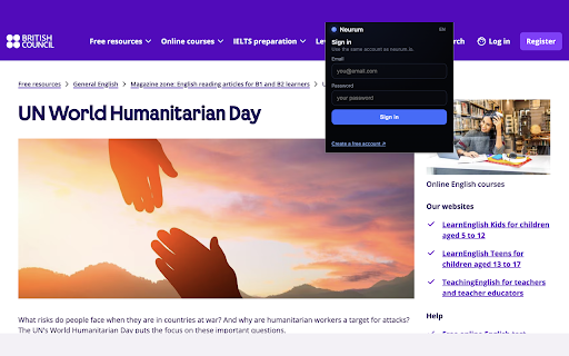 Neurum: keep your knowledge :: Save any page or selected passage as a Neuron in your Neurum knowledge web, summarized and organized by AI.