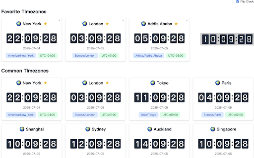 Flip Clock - Beautiful Digital Clock :: Add a beautiful flip clock to any webpage with drag-and-drop positioning.