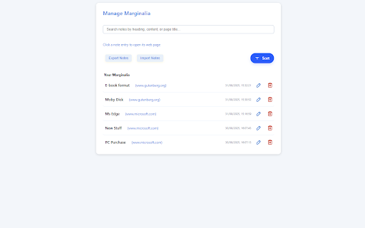 Marginalia :: Add sticky notes to any web page and manage them across sessions.