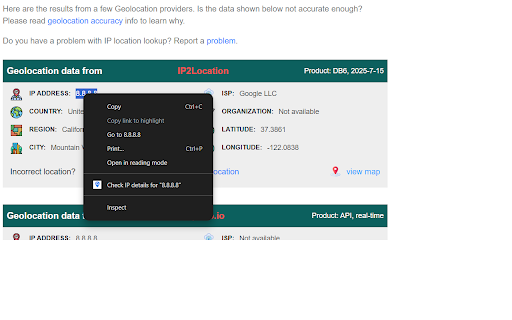 Check IP Details :: Right-click any IP address to view geolocation and check VirusTotal, AbuseIPDB, and WHOIS.