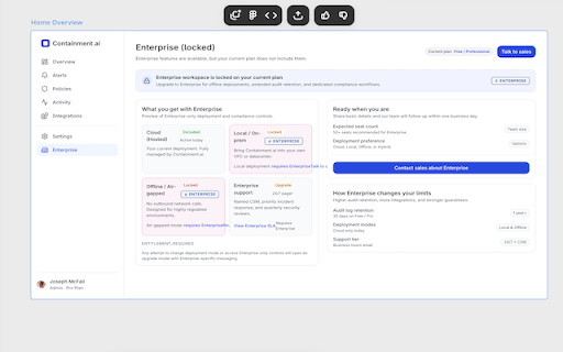 Containment AI :: Protect your organization from data leaks to AI chatbots