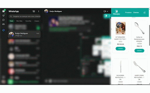 MSLocações WhatsApp Plugin :: Busca produtos e envia no WhatsApp Web.