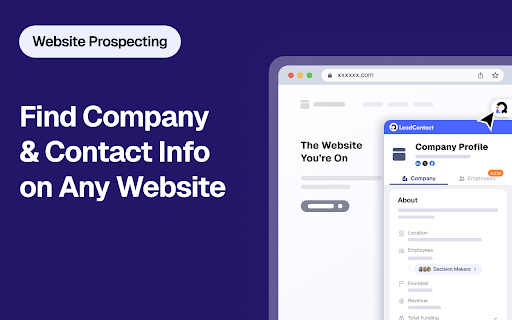 LeadContact :: A lead generation tool that helps you find emails and phone numbers of potential leads, and connect with them effectively.