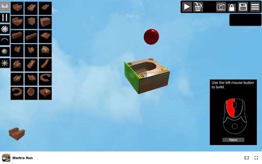 Marble Run Game - Build your own 3D marble track with creativity! :: Design and build amazing 3D marble tracks in this fun and engaging offline game!