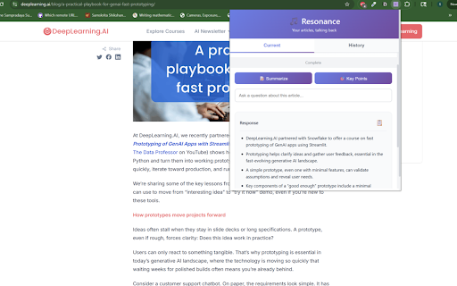 Resonance :: Talk to your articles. Remember everything.