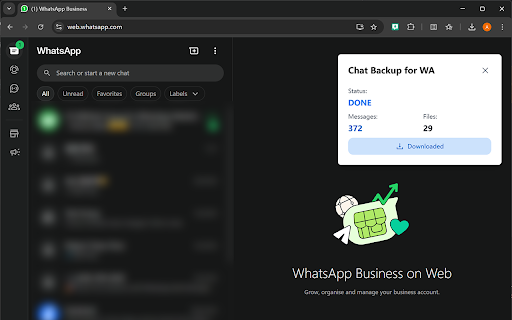 Chat Messages Backup for WhatsApp :: Export your WhatsApp Chat Messages & Media in one click.