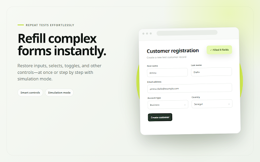 ValKeeper :: Capture, save, and refill form data for faster testing.