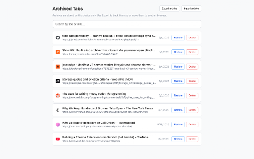 Tab Auto-Archive :: Automatically archive tabs inactive for configurable days