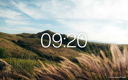 Zen Moment :: A calm new tab. Centered clock, daily-rotating Unsplash photo, heart the ones you love. Private, lightweight, zero ads.