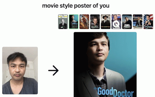 poster :: a ai tool to turn the image to your own poster