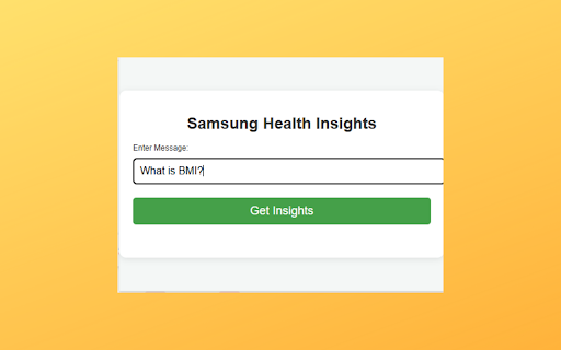 Samsung Health Assistant for PC :: Get health-related answers instantly with Samsung Health Assistant for PC! AI-powered guidance for wellness & fitness.