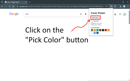 Color Picker :: Pick a color from the page and get its HEX code