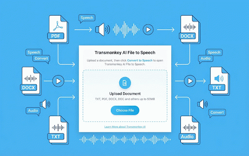 File to Speech :: Convert text in documents into natural‑sounding audio with AI.